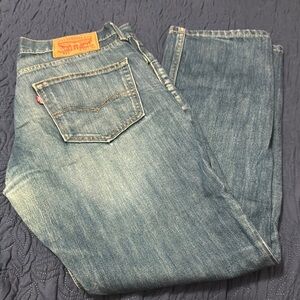 Levi's 511 Blue Straight Jeans with Vintage Appeal 32-30 Denim